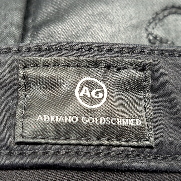 AG Adriano Goldschmied Black Jodi High-Rise Cropped Jeans   Size 27 - Picture 6 of 7